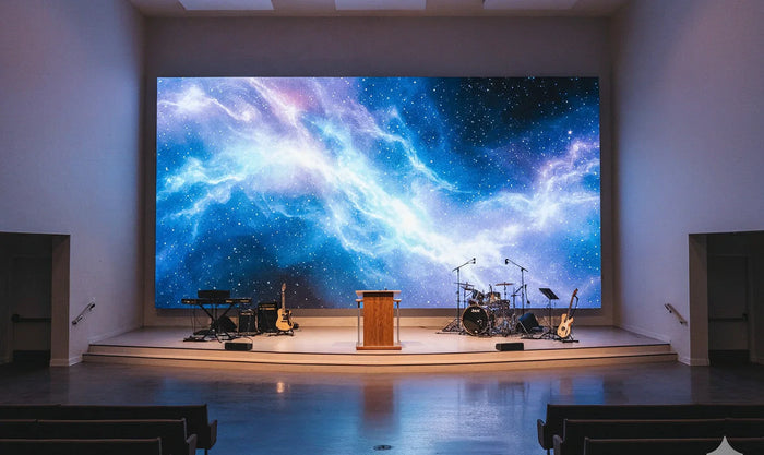 LED video wall installation by HV LED USA