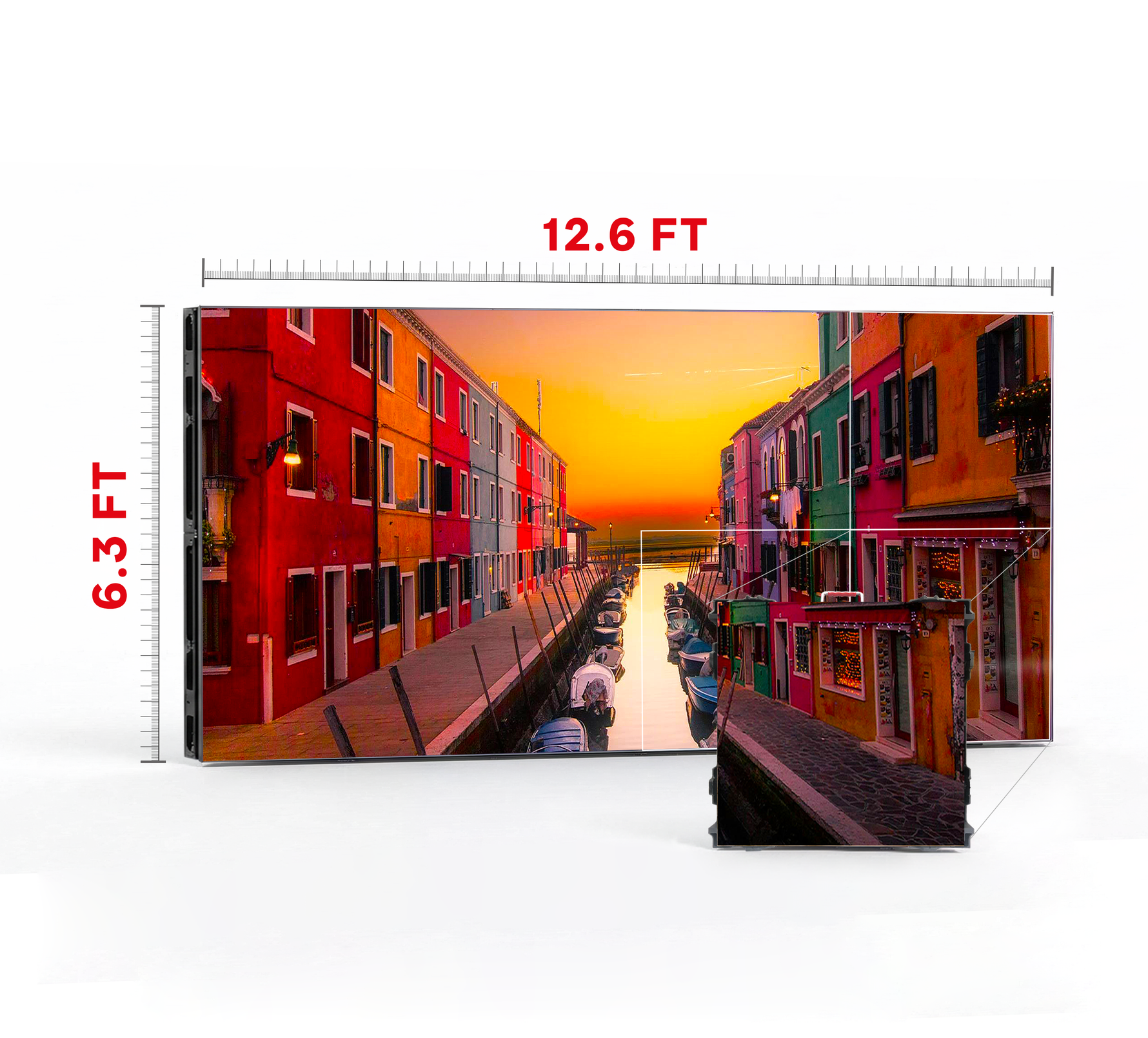 LED VIDEO WALL 12.6′ x 6.3′ P3.07 INDOOR 960x960