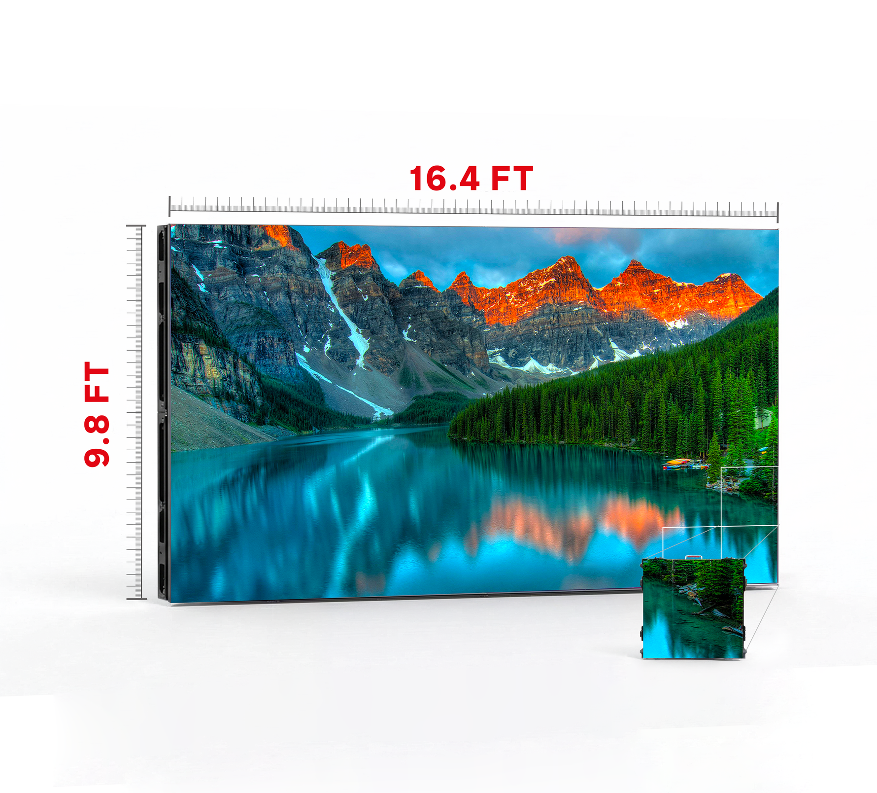 LED VIDEO WALL 16.4′ x 9.8′ P2.97 OUTDOOR FIXED AIRON 1000x1000