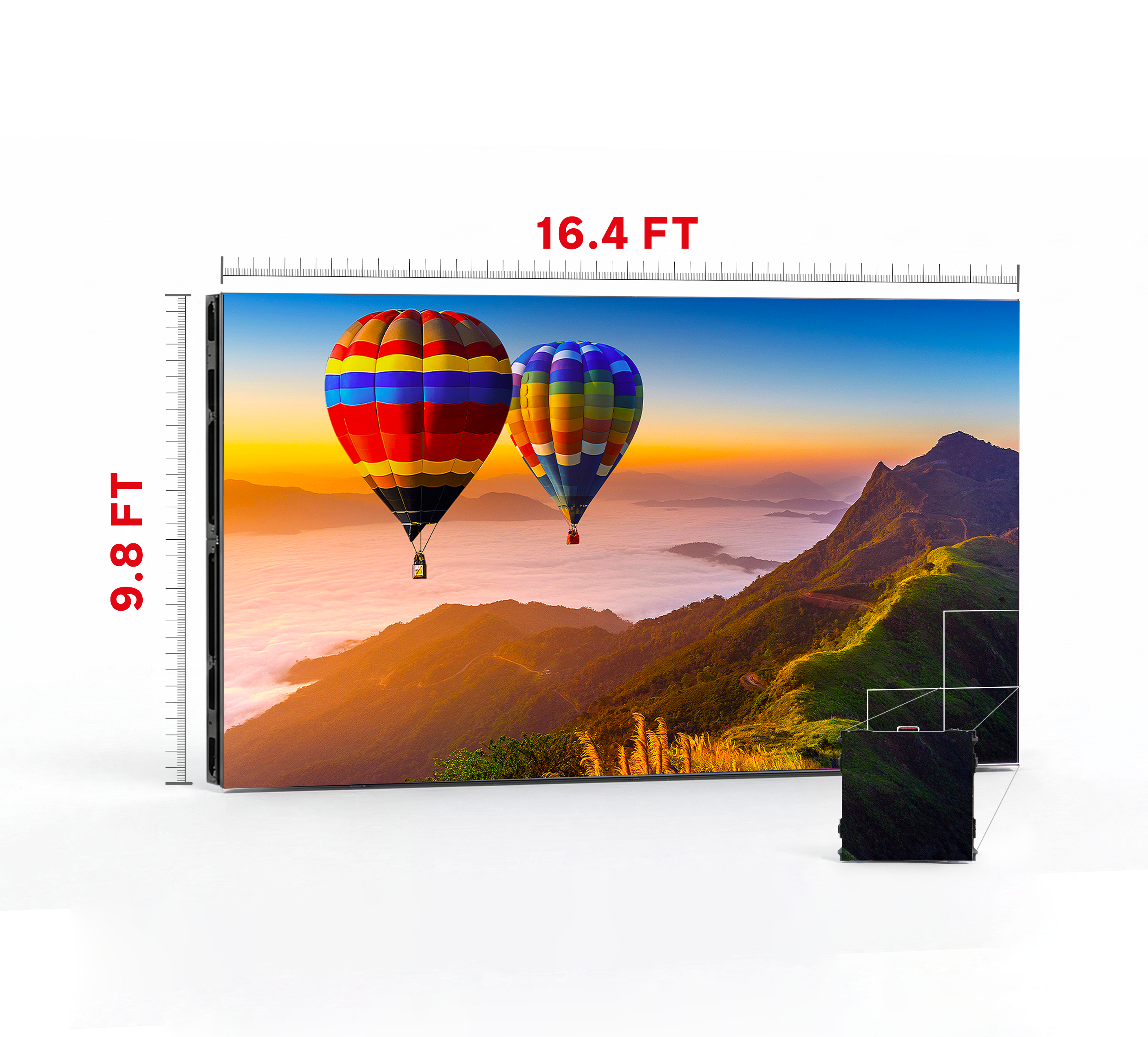 LED VIDEO WALL 16.4′ x 9.8′ P3.91 OUTDOOR 500x500