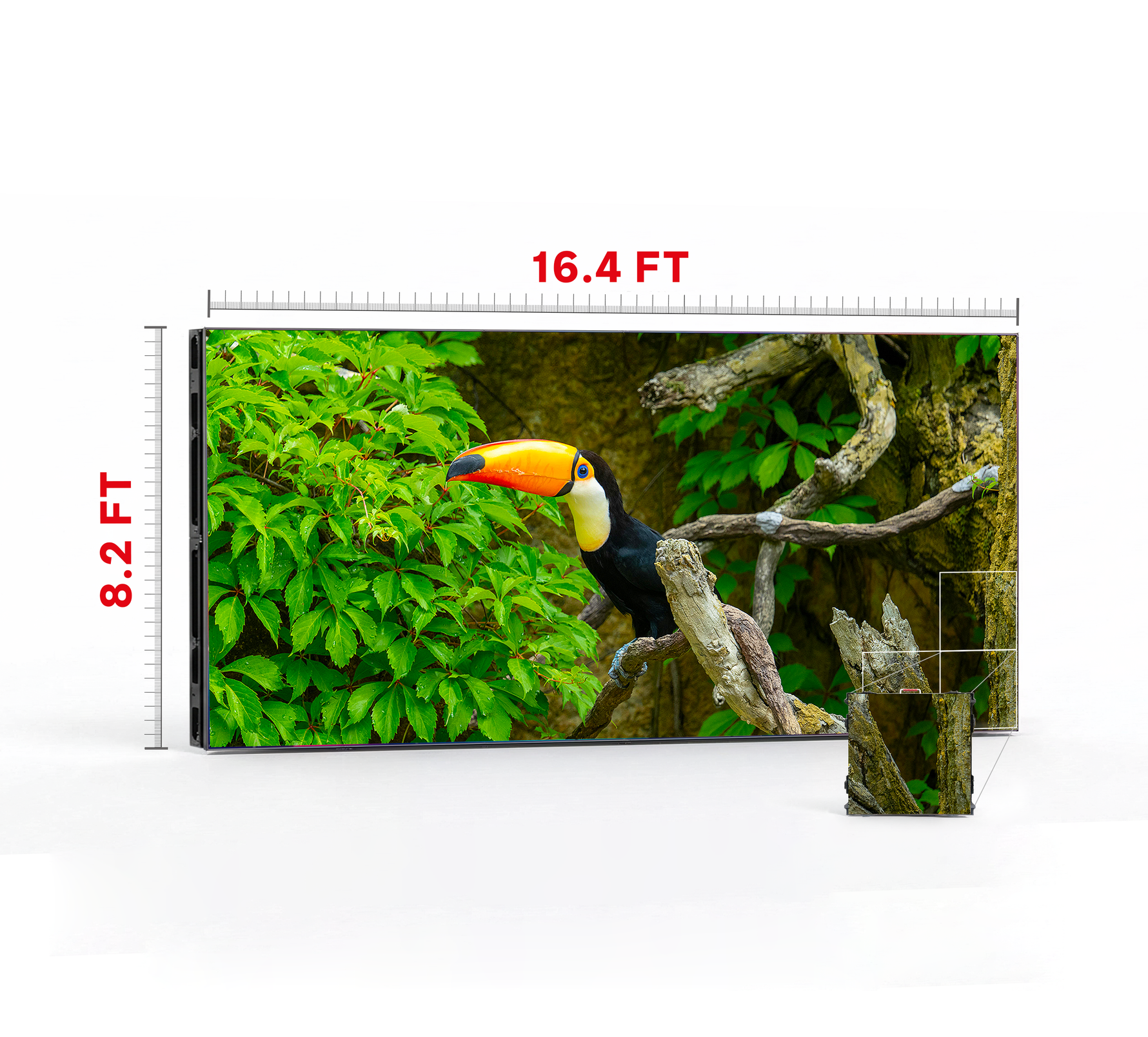 LED VIDEO WALL 16.4′ x 8.2′ P2.5 INDOOR 500x500