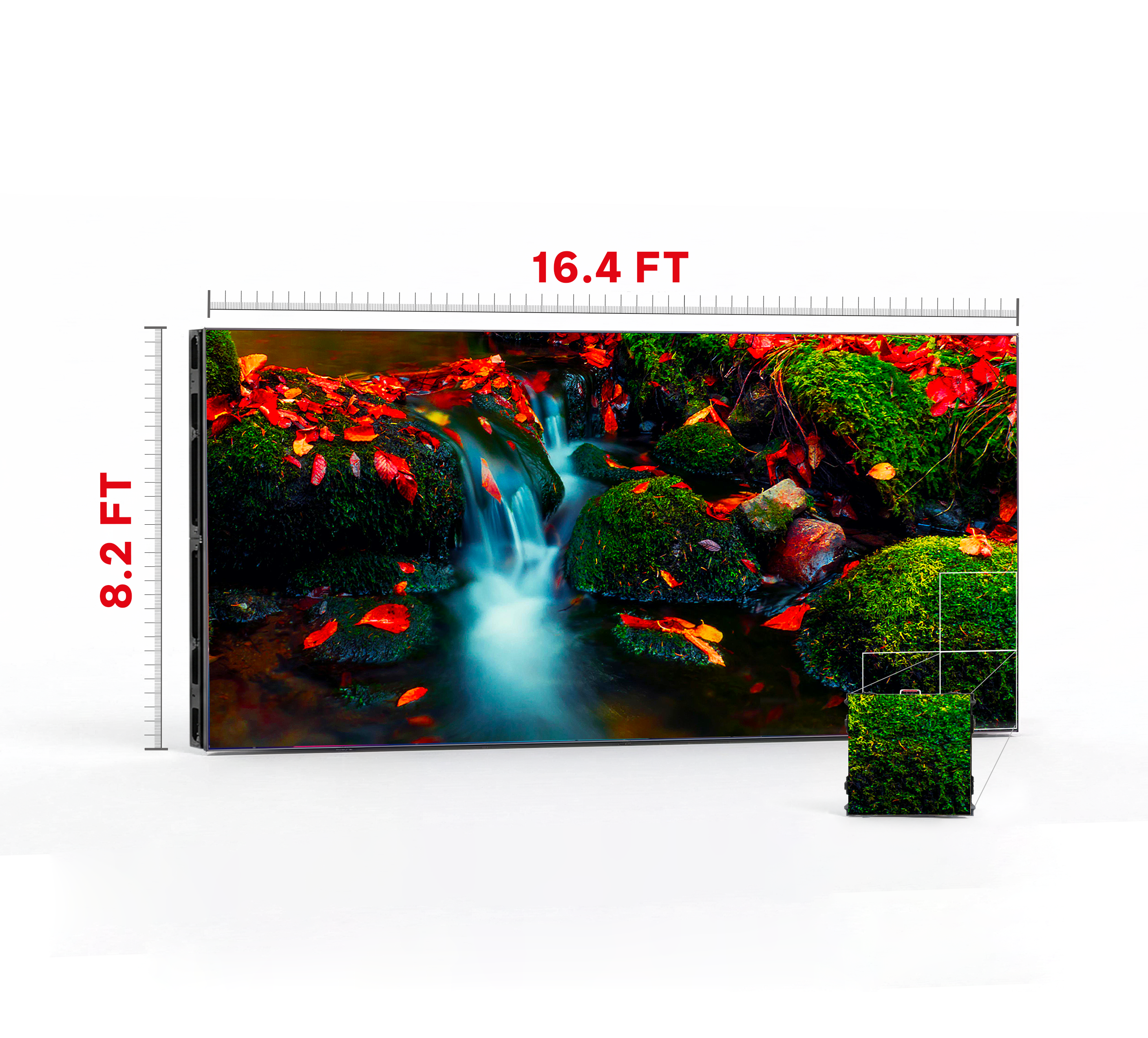LED VIDEO WALL 16.4′ x 8.2′ P3.91 INDOOR 500x500