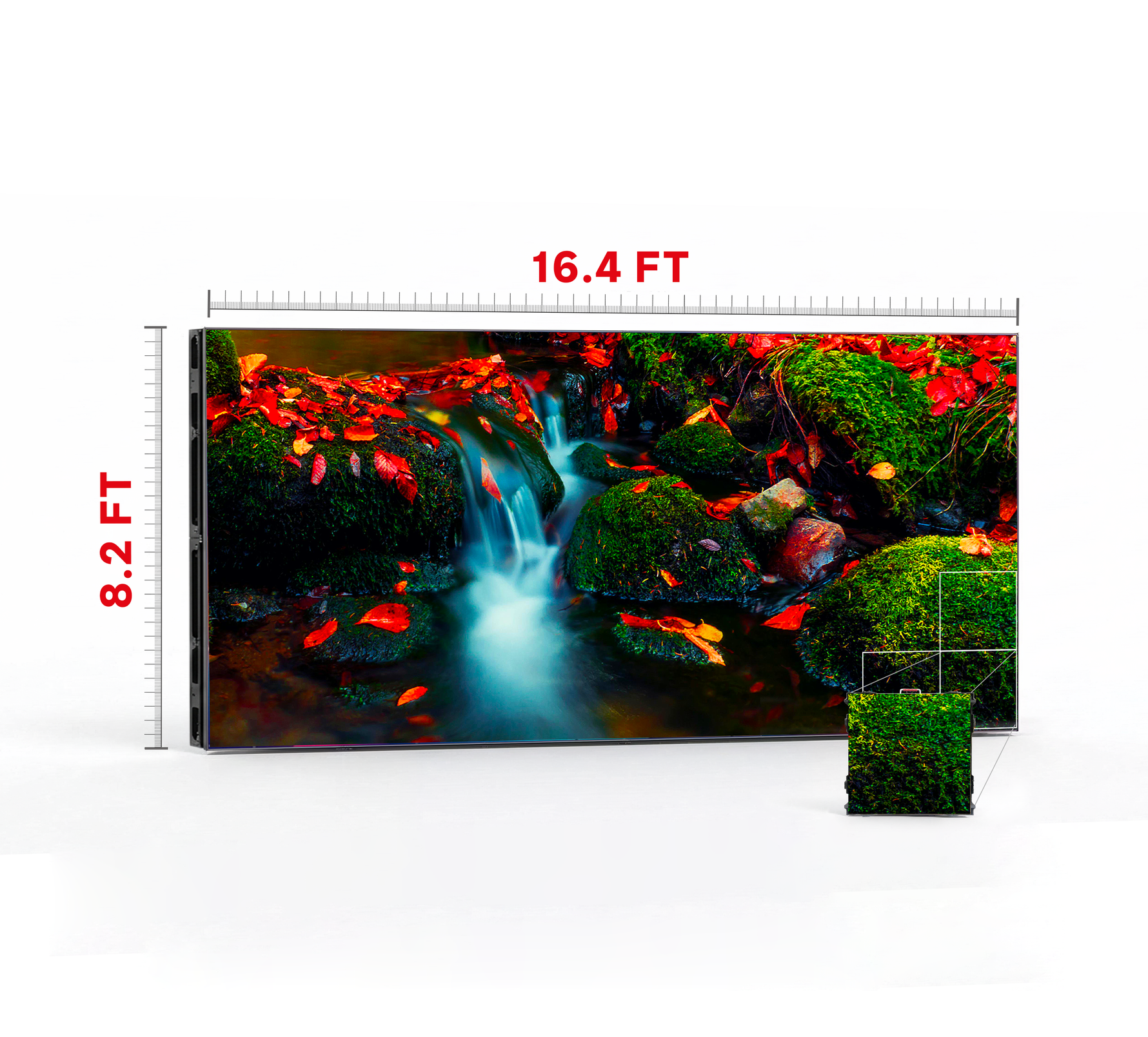 LED VIDEO WALL 16.4′ x 8.2′ P3.91 INDOOR 500x500