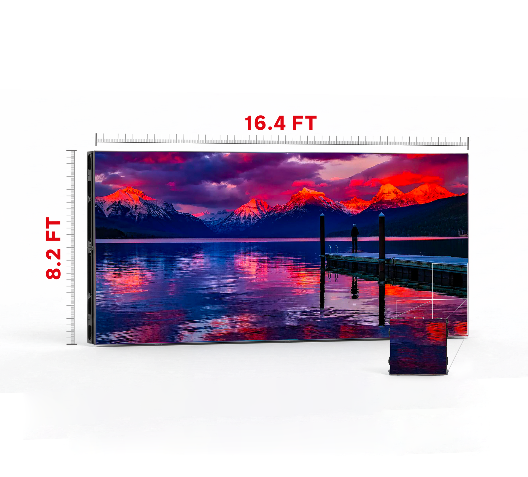 LED VIDEO WALL 16.4′ x 8.2′ P2.97 INDOOR 500x500