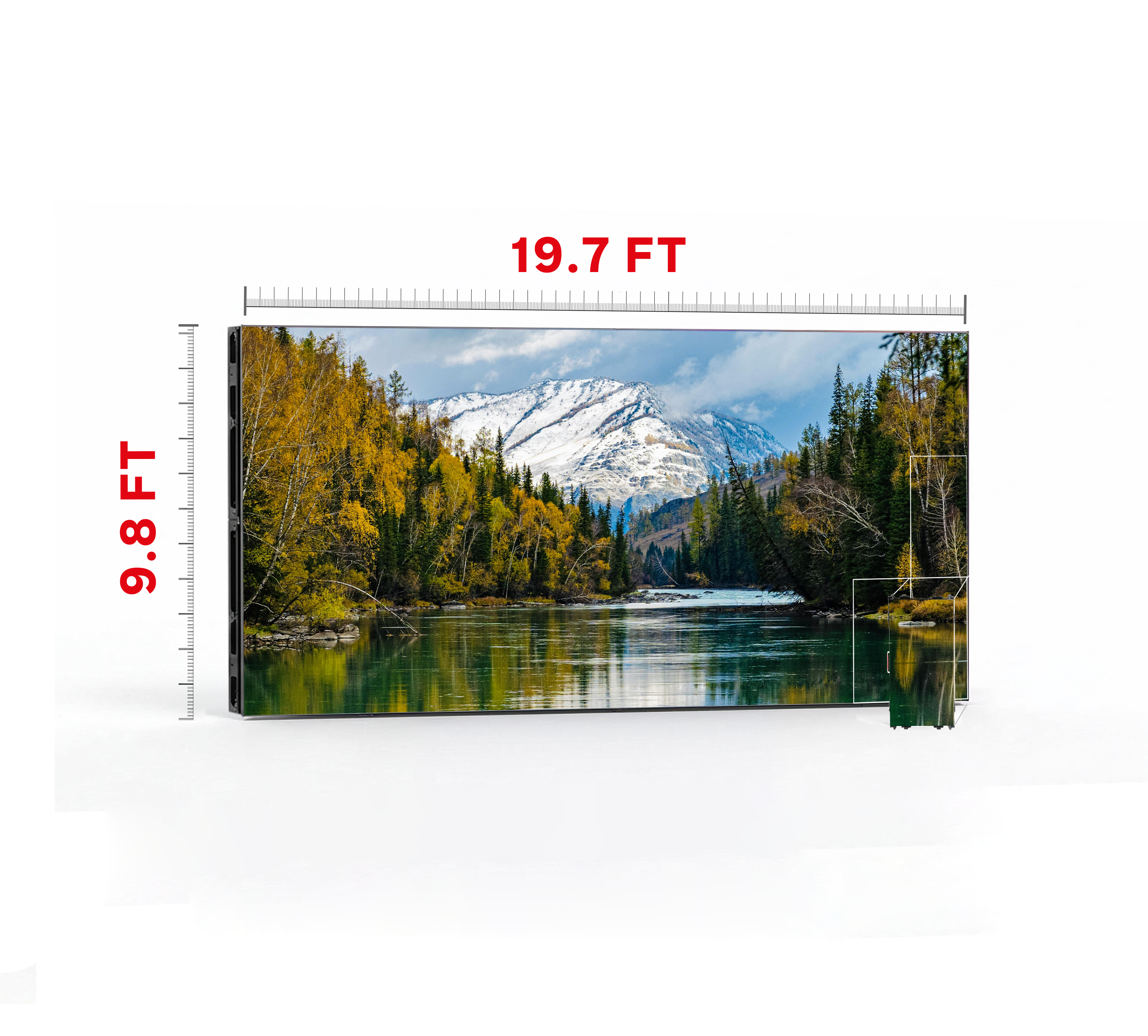 LED VIDEO WALL 19.7′ x 9.8′ P4.81 INDOOR 500x1000