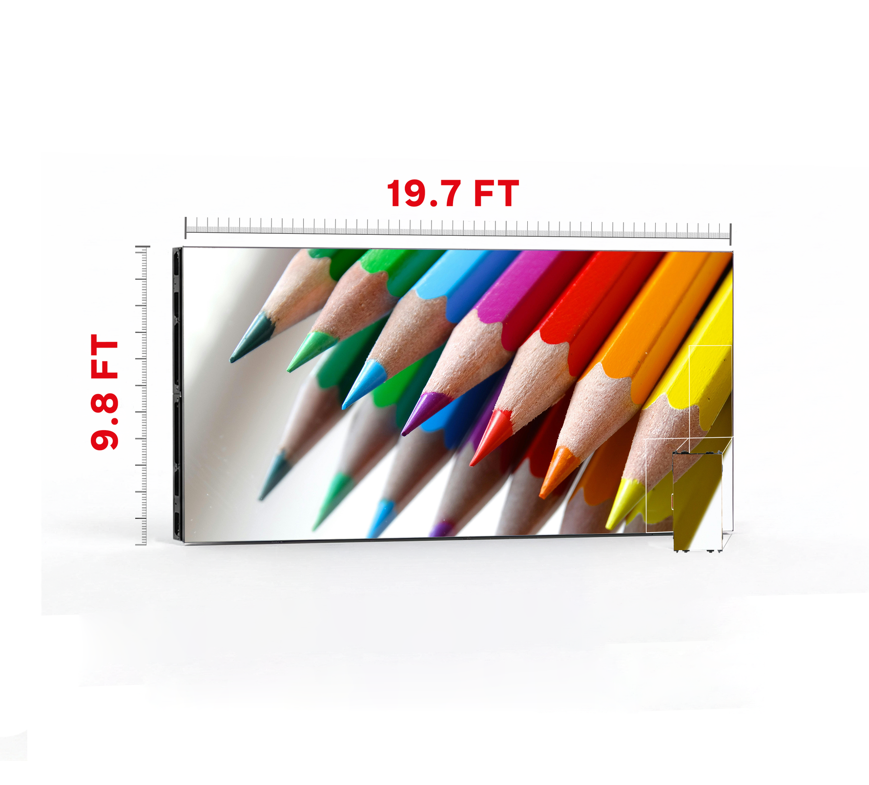 LED VIDEO WALL 19.7′ x 9.8′ P3.91 OUTDOOR 500x1000