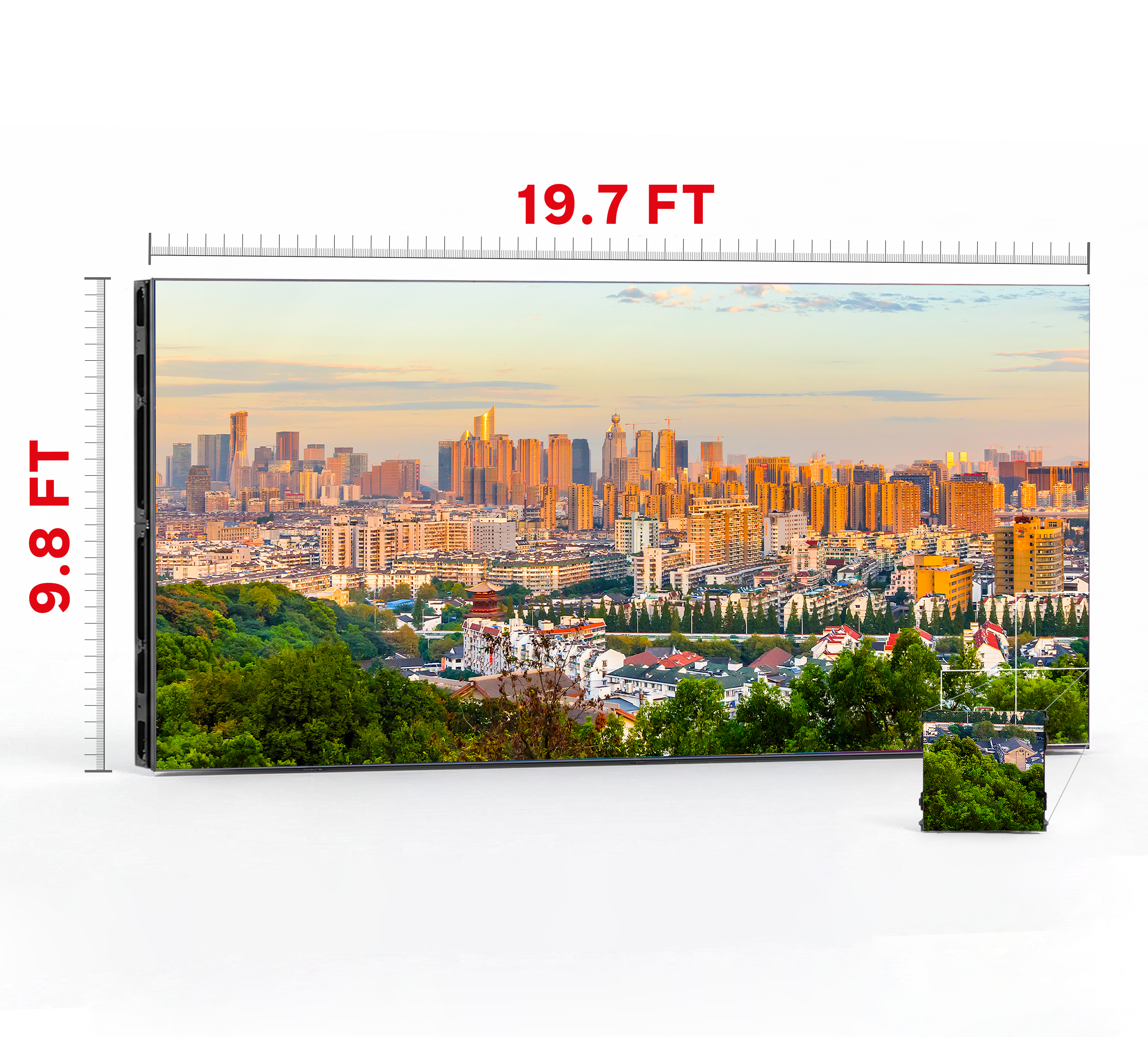 LED VIDEO WALL 19.7′ x 9.8′ P2.97 INDOOR 500x500