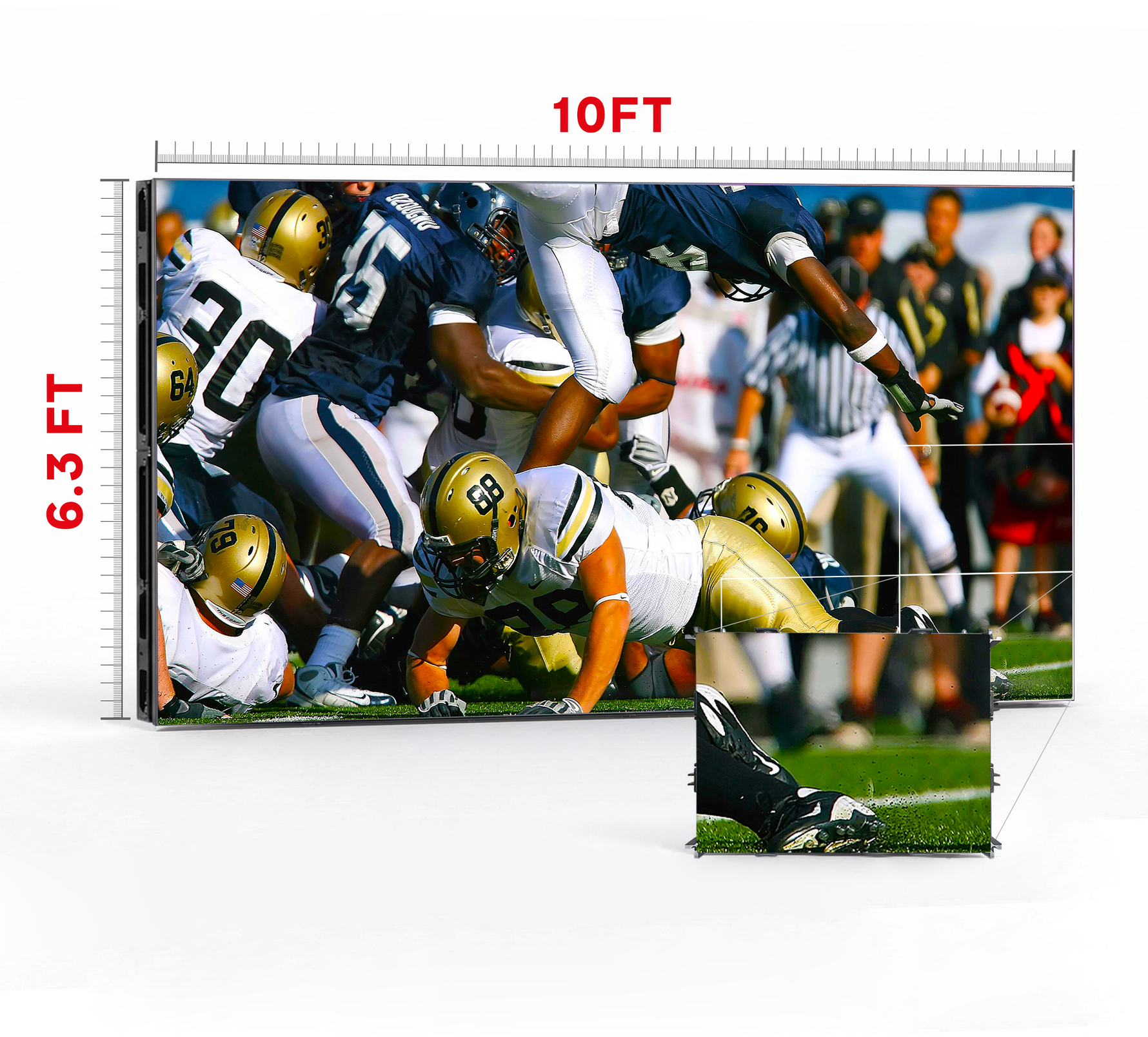 LED VIDEO WALL 10′ x 6.3′ P1.99 INDOOR 640x480