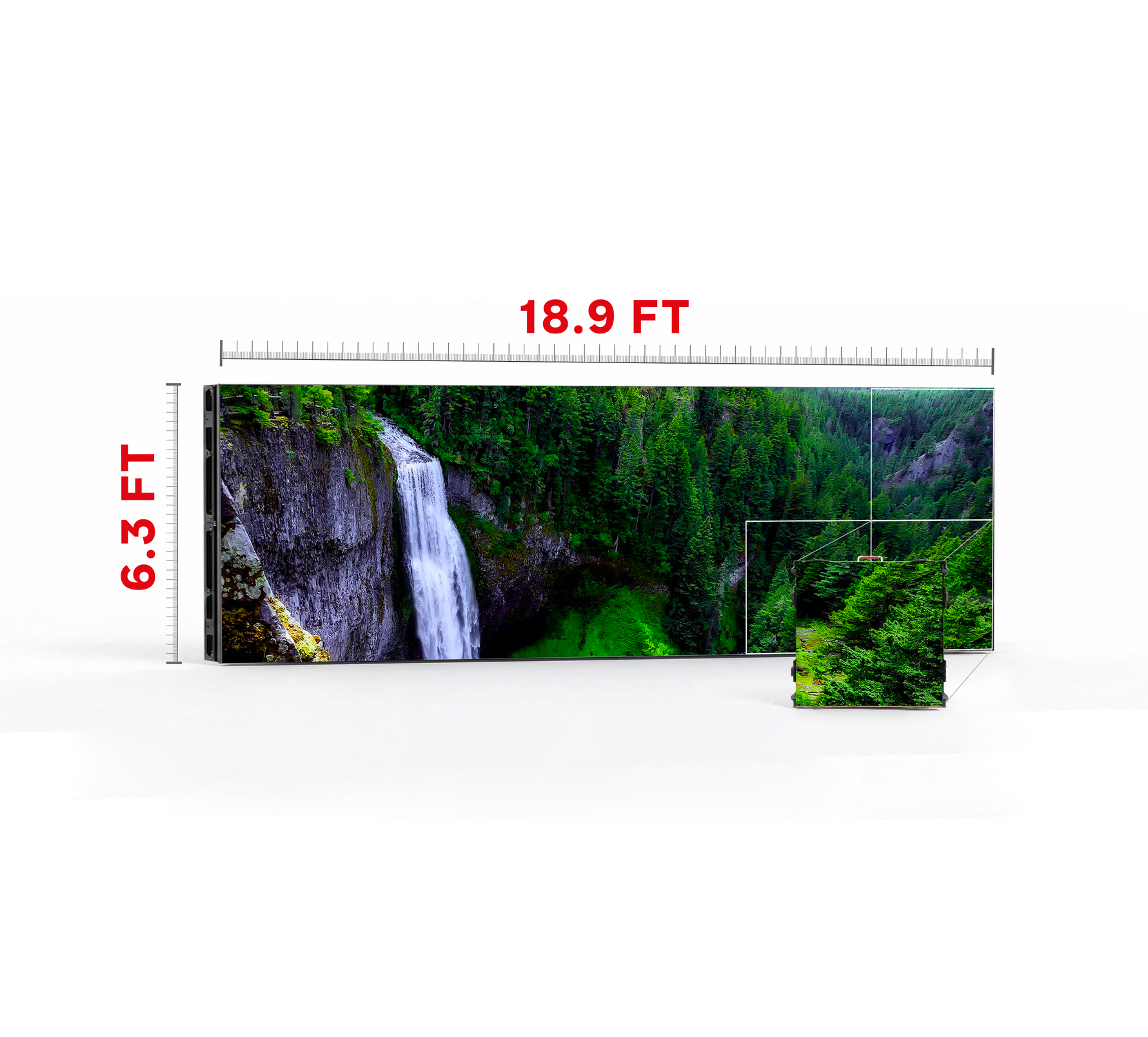LED VIDEO WALL 18.9′ x 6.3′ P4 INDOOR 960x960