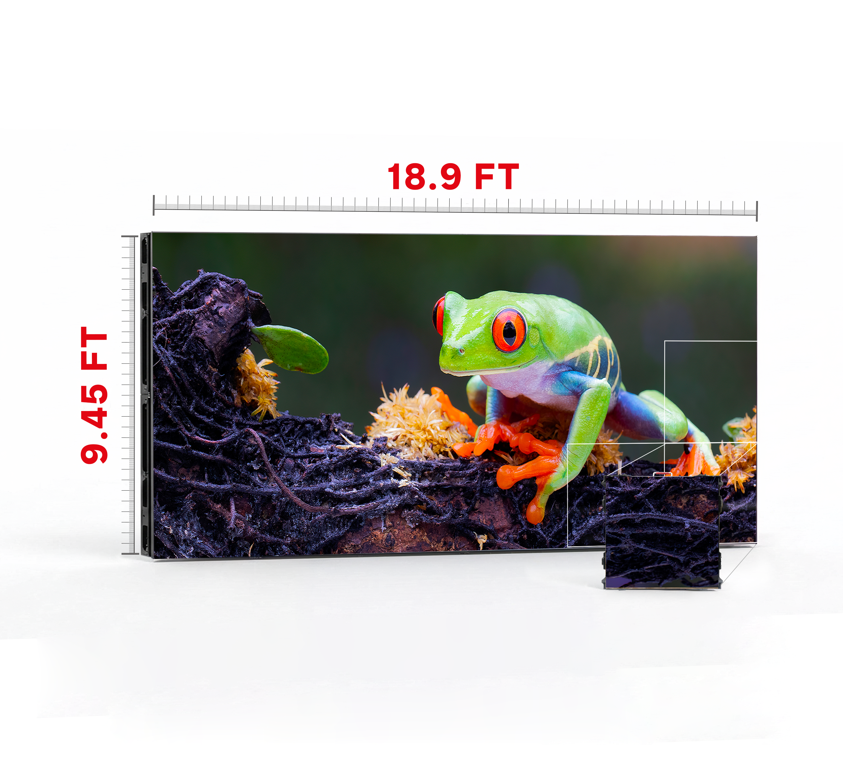 LED VIDEO WALL 18.9′ x 9.45′ P4 INDOOR 960x960