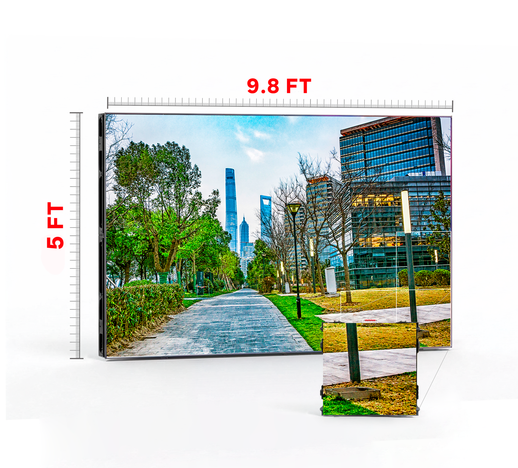 LED VIDEO WALL 9.8′ x 5′ P3.91 INDOOR 500x500