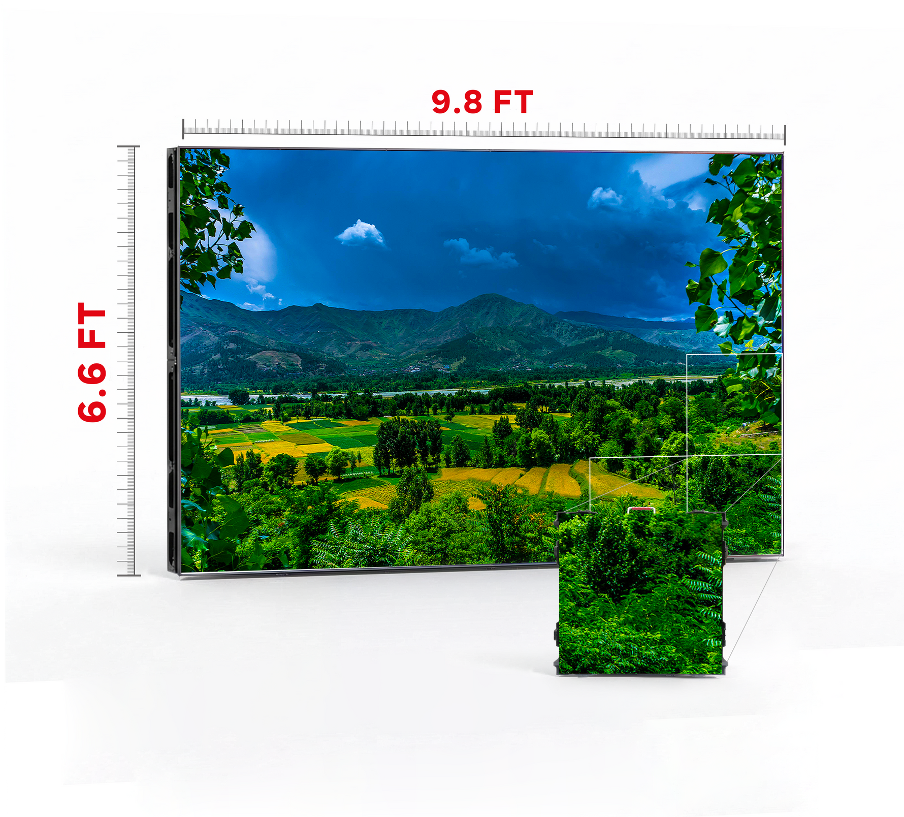 LED VIDEO WALL 9.8′ x 6.6′ P2.97 INDOOR 500x500