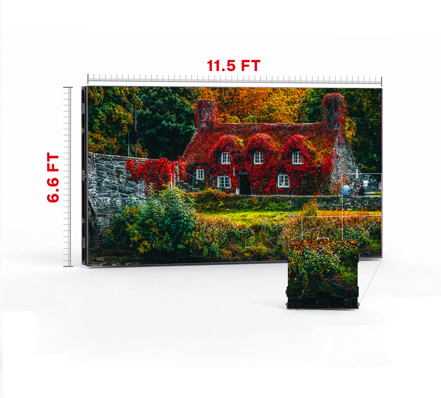 LED VIDEO WALL 11.5′ x 6.6′ P2.5 INDOOR 500x500