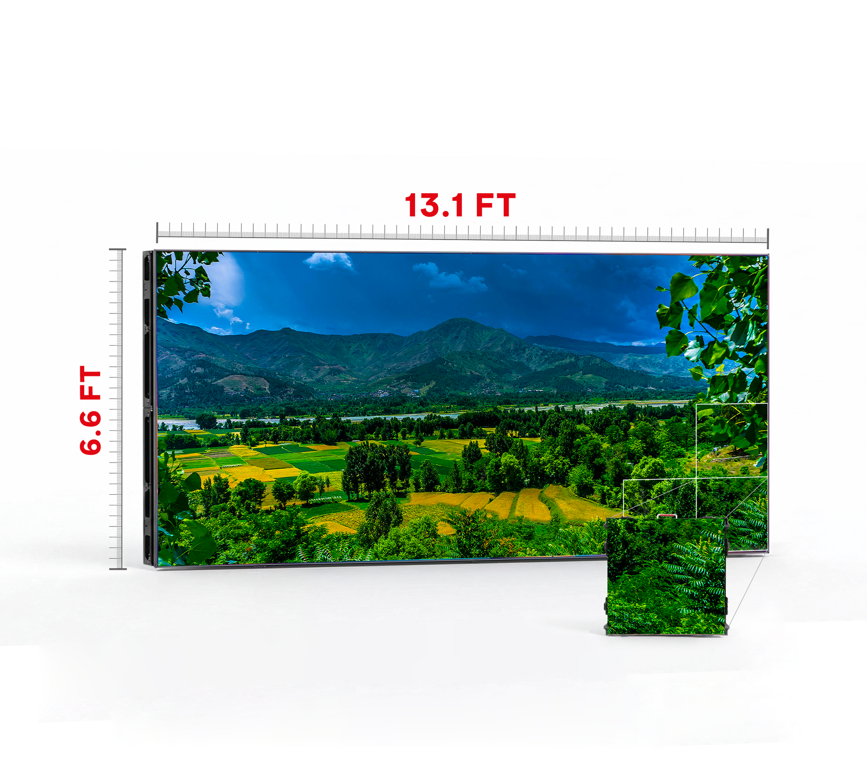 LED VIDEO WALL 13.1′ x 6.6′ P3.91 INDOOR 500x500