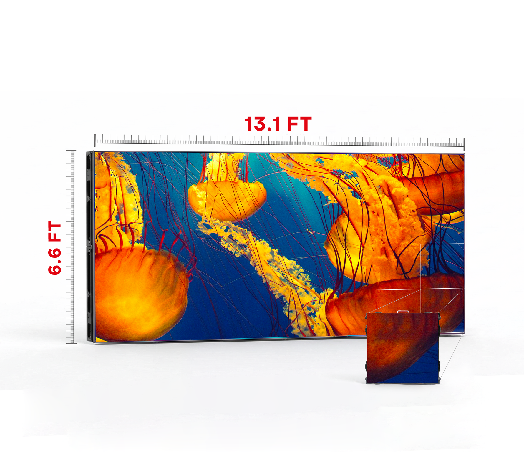 LED VIDEO WALL 13.1′ x 6.6′ P2.5 INDOOR 500x500