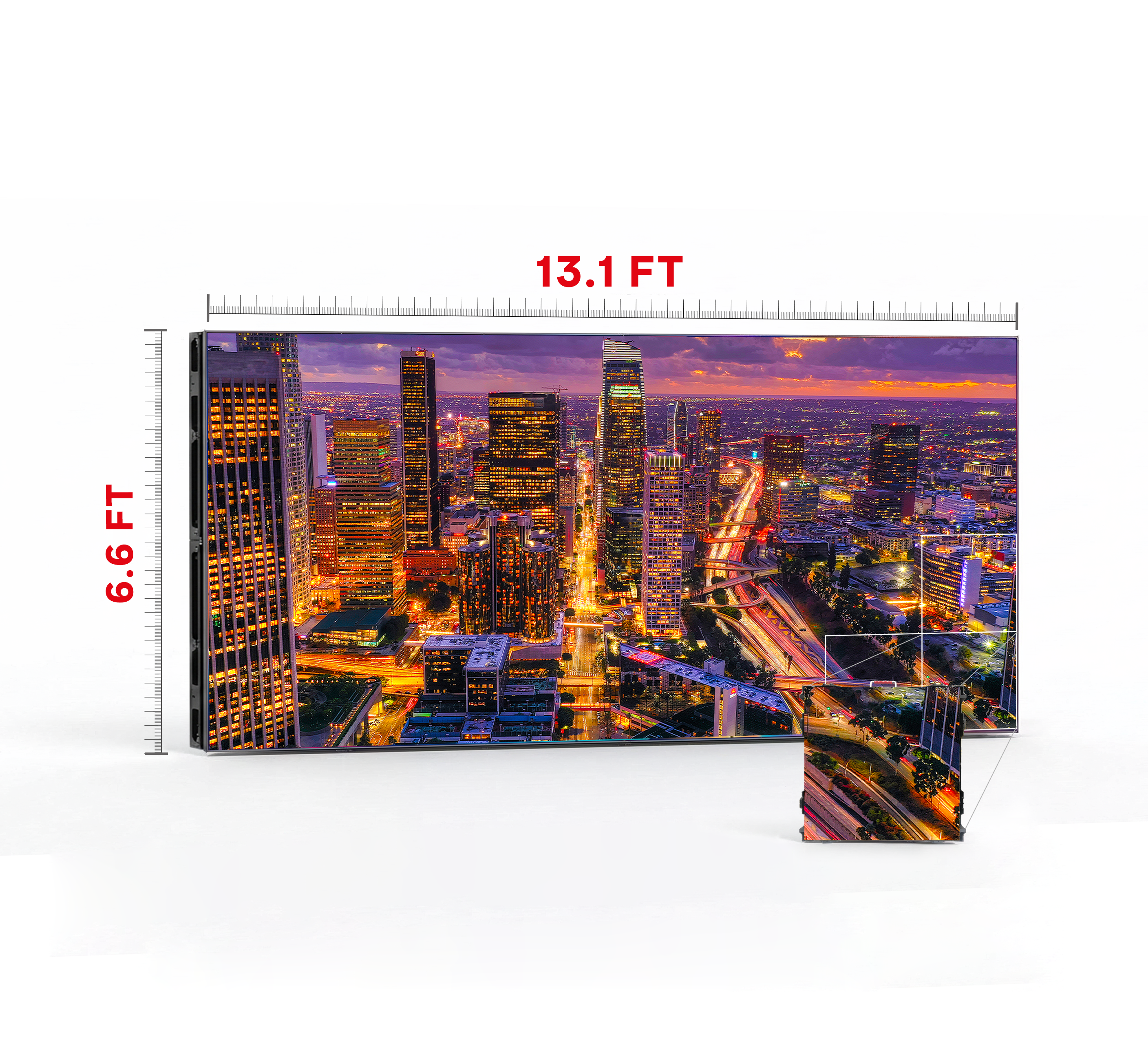 LED VIDEO WALL 13.1′ x 6.6′ P2.97 OUTDOOR 500x500