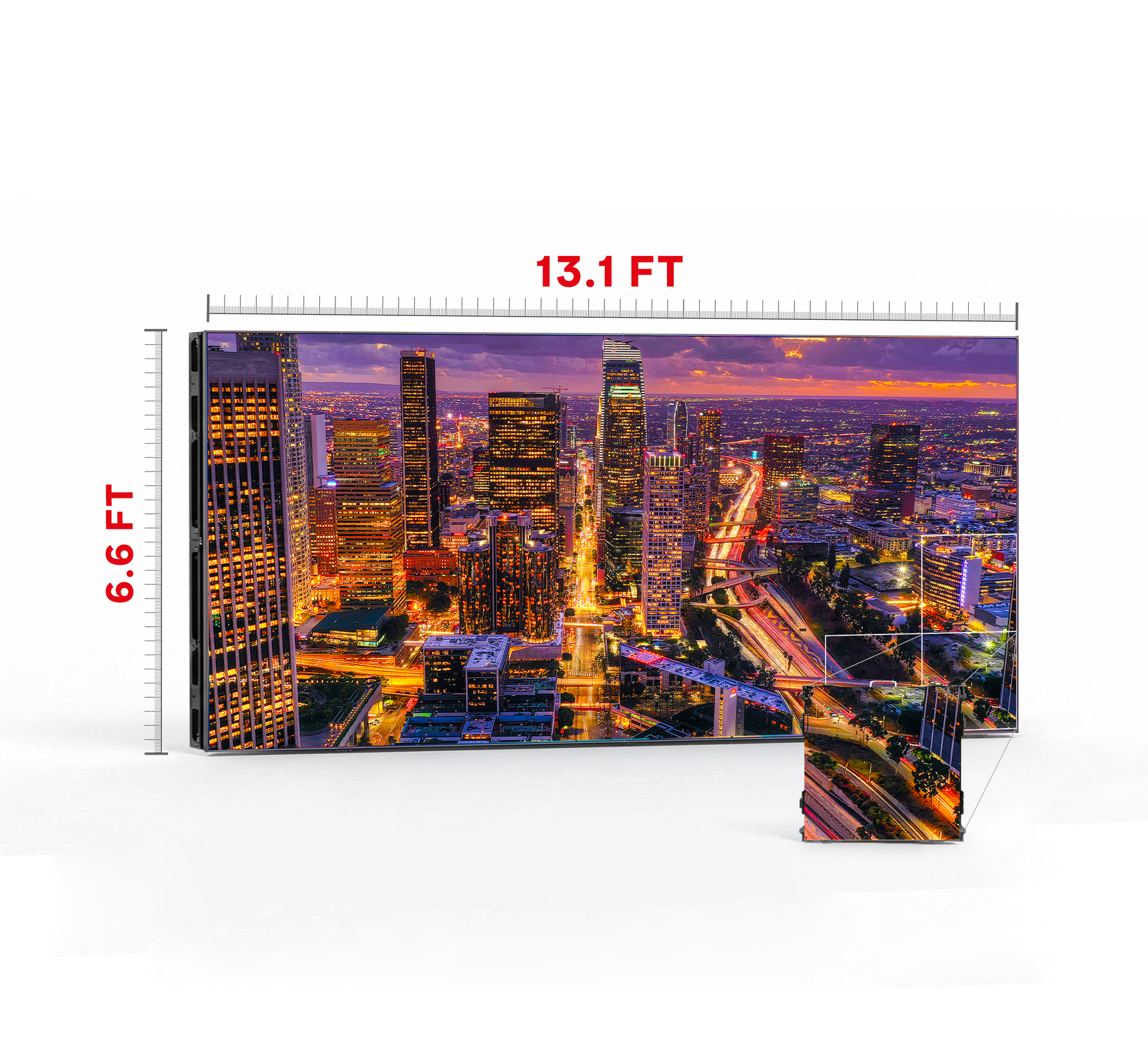 LED VIDEO WALL 13.1′ x 6.6′ P2.97 OUTDOOR 500x500