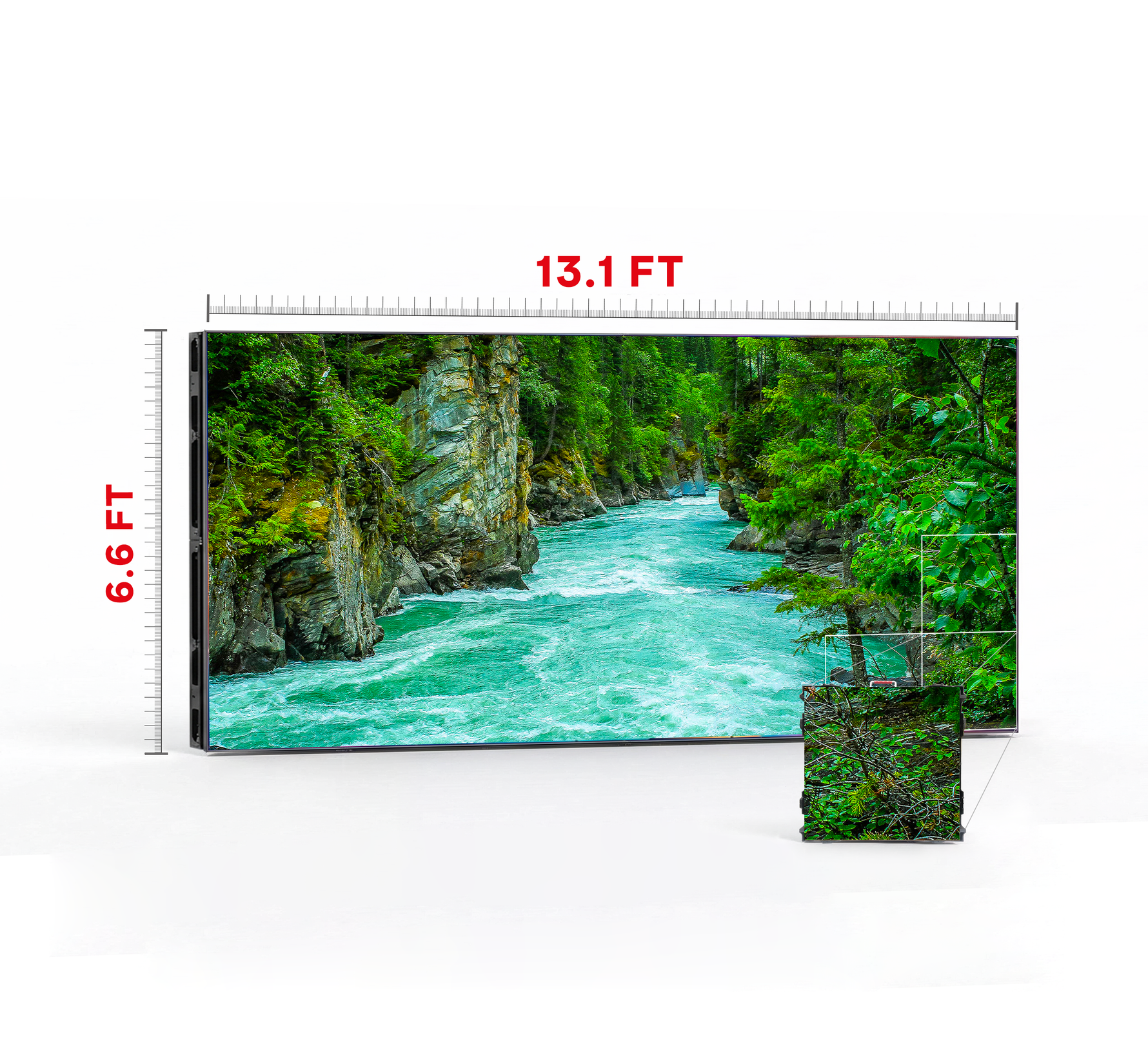 LED VIDEO WALL 13.1′ x 6.6′ P3.91 OUTDOOR 500x500